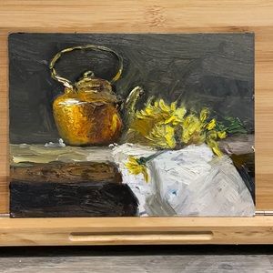 Oil painting-still life